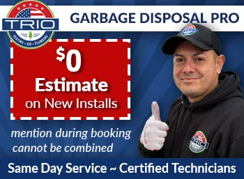 milpitas garbage disposalr Trio Heating, Air & Plumbing