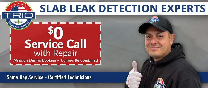 mountain view Slab Leak DetecionTrio Heating, Air & Plumbing